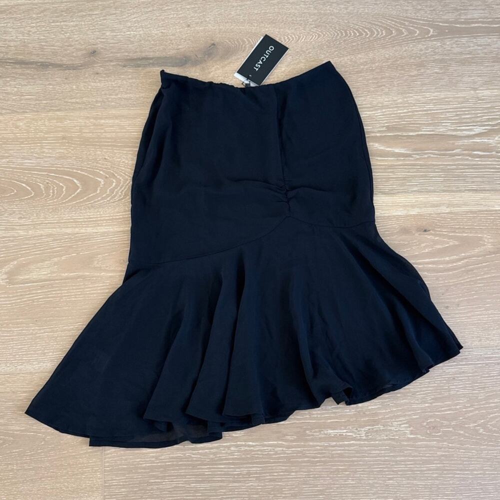 Outcast Midi Skirt Itzeli Size XS Black
